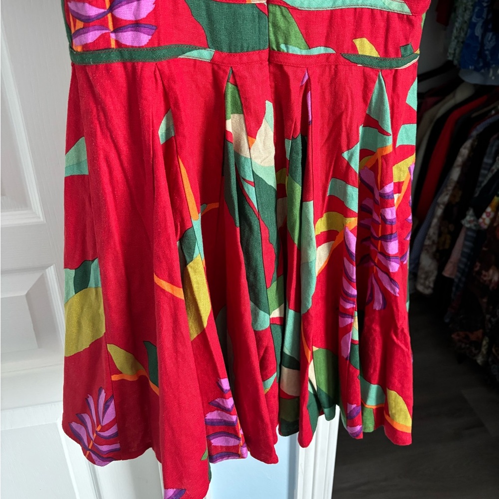 Revolve House of Harlow 1960 Tropical Puff Sleeve Mini Dress 6 - Picture 9 of 10